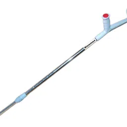 Grey chrome elbow forearm crutch walking stick with height adjustable Walking Stick-image-96