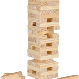 clapjoy Slido Max Wooden Tumbling Tower Game, Wood Blocks Stacking & Balancing Tower Toy-picture-14