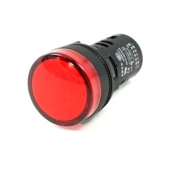 Red AC/D24V 30mm AD16- 30DS LED Power Pilot Signal Indicator Lamp image 1