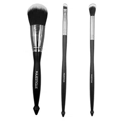 MAJESTIQUE Set of 3 Premium Synthetic Professional Makeup Brushes-18