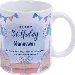 Happy Birthday Manavwar / Gift for Birthday Ceramic Coffee Mug-image-10