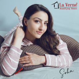 LUXURY Microfibre Geometric Sleeping Pillow Pack of 2-11