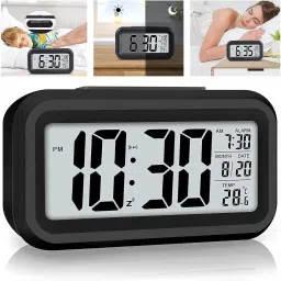 Digital Black Clock-0
