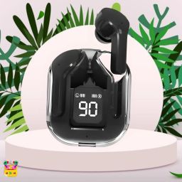 Ultrapods Max Blutooth Earbuds With Transparent Design Case & Led DisplayA121 Bluetooth Headset-image-19
