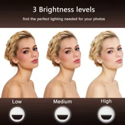RPPMSP Top Selling Portable LED Ring Selfie Light 3 Level of Brightness RP-18 Ring Flash image 5