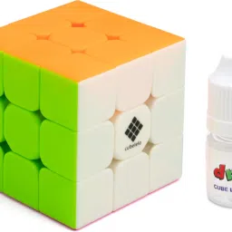 Drift Warrior 3x3 Stickerless & Premium Cube Lubricant Combo-21