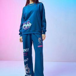 Bewakoof Printed Round Neck Co-Ords-image-10