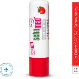 Lip Defense, Strawberry|SPF 30 + Vit E, Jojoba Oil, Chamomile| STRAWBERRY-18
