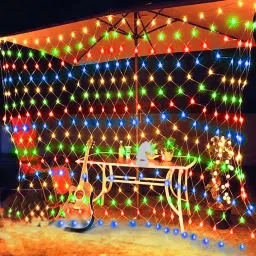 224 LEDs 6 m Multicolor Flickering Bulb Rice Lights-16