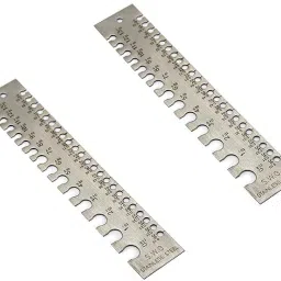 Rectangular Wire Gauge/Sizer in British & Metric (Pack of 2) Height Gauge-47