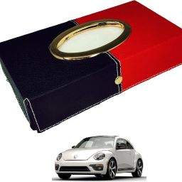 Chrom-Black-Red Tisue Box Leatherete-63 Vehicle Tissue Dispenser-image-61
