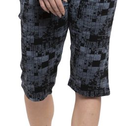 Stylish Cotton Blend Shorts Women Multicolor Capri-image-60