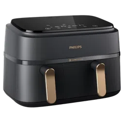 PHILIPS 3000 Series 9L 2750 Watt Digital Air Fryer with Rapid Air Technology (Black & Gold)-32