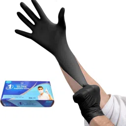 Black Vinyl (L) Disposable Non-Sterile powder free cooking cleaning food grade Wet and Dry Disposable Glove Set-image-71