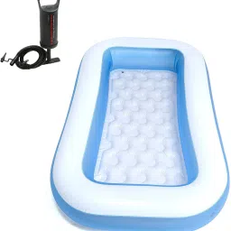 Combo 6 Feet Inflatable Bath Tub with Air Hand Pump Inflatable Swimming Pool-14