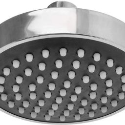 -4" Inch Black ROUND ABS High Pressure Shower Head Only - 1 Pcs Fixed Mount-image-72