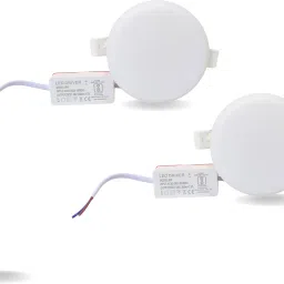 D'Mak 9w Borderless Panel Light for POP/False Ceiling in Round Shape pack of 2 Ceiling Light Ceiling Lamp-picture-8