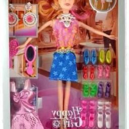 Big Size000007 Baby Fashion Doll With Shoes & Fashion Accessories Kit Play Set (Multicolor)-picture-19
