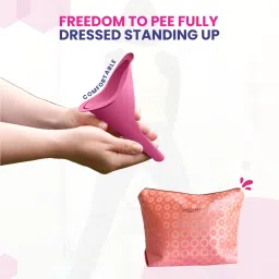 mildcares Stand and Pee with Carry Pouch Easy to Use Reusable Female Urination Device image 2