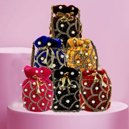 Women Multicolor Potli-image-23