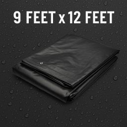 TARPAULINE SHEET WATERPROOF Tent - For PROTECT FROM RAIN,SUNLIGHT 9 FEET X 12 FEET-image-68