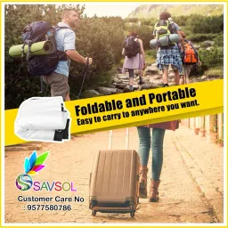 Savsol Eyelet Foldable projector Screen 7 ft. (W) x 5 ft. (H) 100" Inch Diagonal Design 05 Projector Screen (Width 213 cm x 152 cm Height) image 5