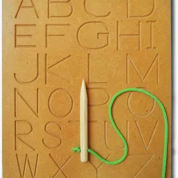 ashmi Alphabet Writing Practice Wooden Boards - Write and Correct Way for learning kids image 3