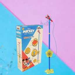 Mic with Stand Mickey|Interactive Karaoke Microphone|With Light & Sound For 3+-image-29