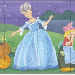 bookford 4 In 1 Cindrella Jigsaw Puzzle Game & Fun and Learning image 3
