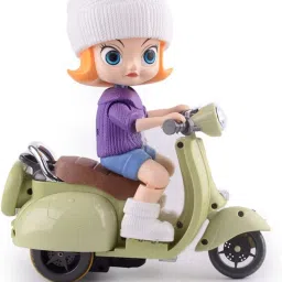 Bump & Go Stunt Tricycle Kid On Scooter Toy newtry Tricycle-46