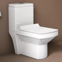 Tempo Floor-Mount Rimless S-Trap Western Toilet | High-Grade Premium Ceramic Commode | Soft-Close Seat Cover | Anti-Bacterial Western Commode-12