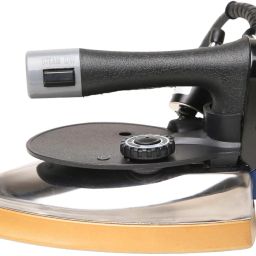 Silver star steam iron with shoe, weight machine electric press 1800 W Steam Iron-image-2