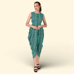 Geometric Print Women Jumpsuit-picture-3