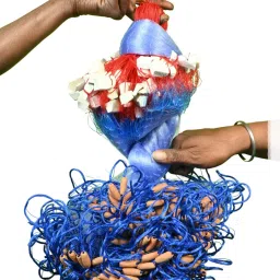 1 finger40mm mudsinker gillnet malai suto hight 4ft,uplenth 48ft,down lenth80ft Fishing Net-picture-3