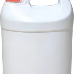 Plastic Can 5 Liter With Lid Long Lasting and Durable Can Milky Color 5 L Fuel Can-79
