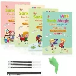 Magic Practice Copybook, (4 BOOK + 10 REFILL) Tracing Book 370-image-13