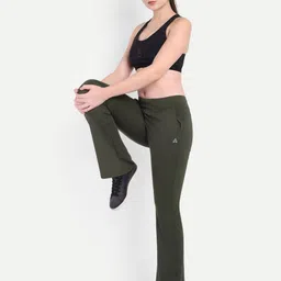 aspasis Women Solid Olive Track Pants-picture-43