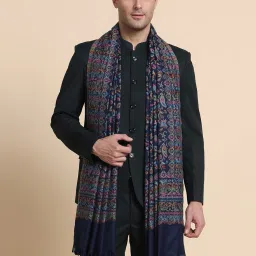 GREEN AGRITECH Polyester Wool Blend Woven Men Shawl-image-87