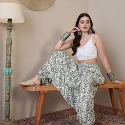 inweave Printed Rayon Women Harem Pants-picture-17
