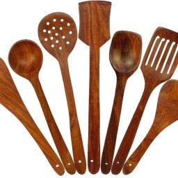 Wooden Dessert Spoon, Serving Spoon, Table Spoon, Salad Spoon, Soup Spoon Set-9