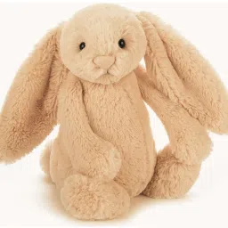 Cute Peach Bunny Soft Toy Kids Huggable Rabbit with Long Ears Softcm- 35 cm-1