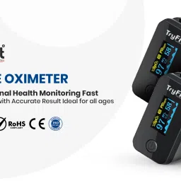 TryFit TF08PO-Fingertip Pulse Oximeter with OLED Display SpO2, PR Monitoring Pulse Oximeter image 4