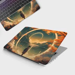 Yuckquee GIRL IN A FANTASY WORLD Top+Wrist Pad Vinyl Laptop Skin 17.3 F-19 Vinyl Laptop Skin Compatible for 17.3 inch-image-69