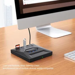 ULTRABYTES External DVD Drive USB 3.0 Type C High Speed 5Gbps External DVD Writer image 5