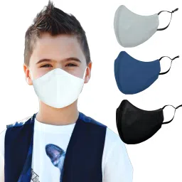 SUPER SAFETY 3 Layer Cotton kids mask combo pack Reusable Washable Breathable Skin Friendly Soft Cotton Fabric Face Mask with Adjustable Ear loops for Boys Girls Children Babies (Anti Pollution Mask , Anti Viral Mask , Anti Bacterial Mask ) (School Mask , Outdoor Mask , Kids Party Mask) (Child Mask , Kids Mask 3 years, Kids Mask 4 years , kids Mask 5 years , kids mask 6 years , kids mask 7 years , kids mask 8 years , kids mask 9 years , kids mask 10 years up to 14 yrs ) C-11 kids Plain Cloth mask Reusable, Washable Cloth Mask Reusable, Washable Cloth Mask-5