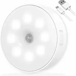 LED Smart Motion Sensor Light 108 USB Rechargeable Stick-Anywhere Night light 6 hrs Bulb Emergency Light-image-98