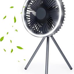 Portable Camping Fan with LED Light Tent Fan with Remote Control with 1 Year Warranty Remote Controlled Tower Fan-image-28