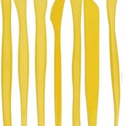 pehrovin Clay tools (set of 7) + Dotting tools (5) +5 Packets of Mouldit(50 gms each) Art Clay image 2