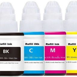 RAMKE COMPATIBLE Ink for Canon Printers G1000,G2000,G3000,G4000,G2010,G3010 Black + Tri Color Combo Pack Ink Bottle-10