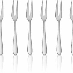 Folk Spoon For Fruits, Desert Fork , Salad Fork Stainless Steel Fruit Fork Set-14